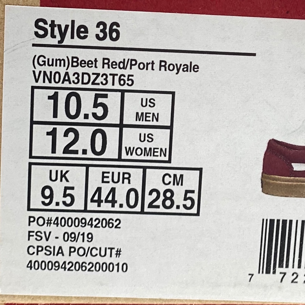 Vans Style 36 men’s - Picture 9 of 9